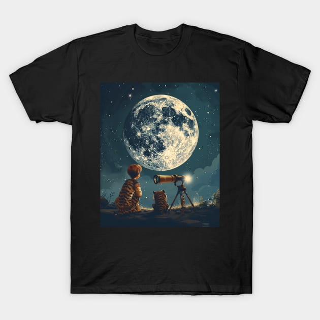 Calvin and Hobbes Values T-Shirt by Kisos Thass